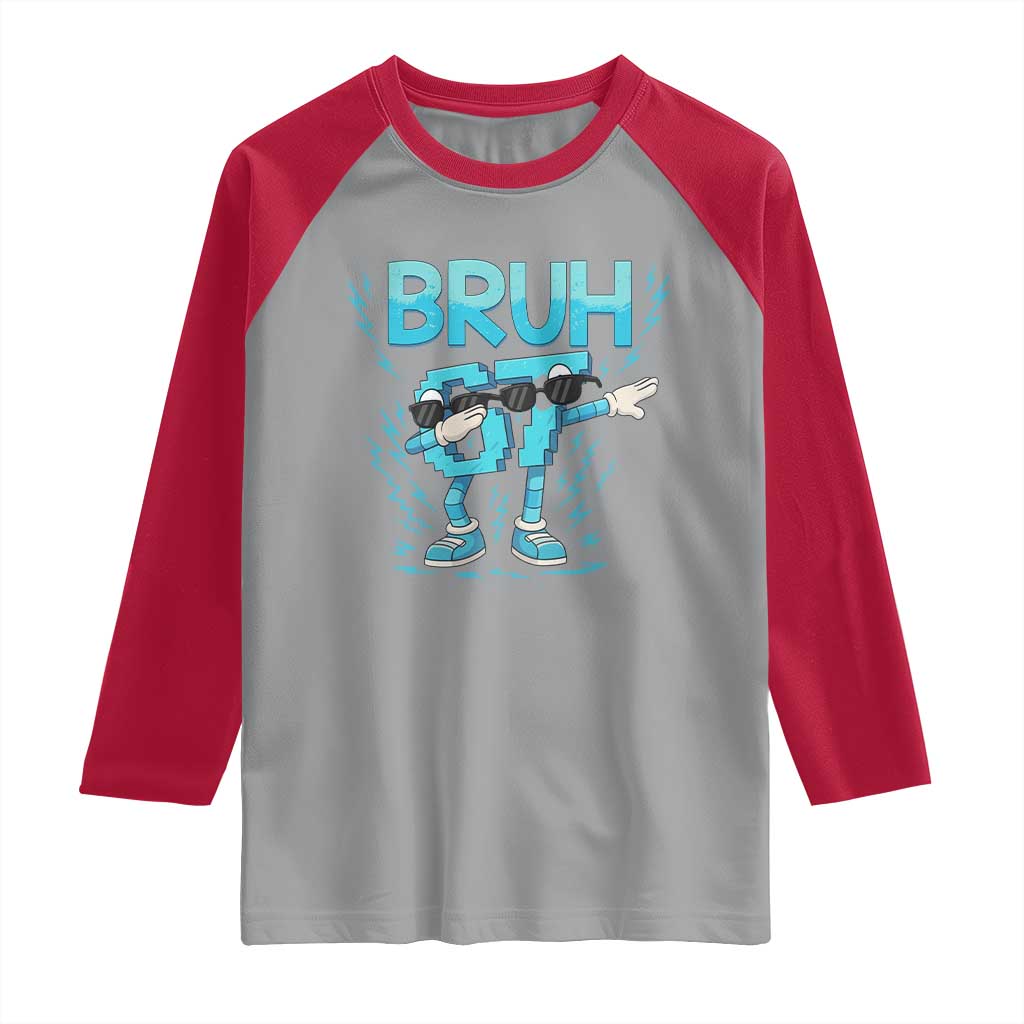 67 Bruh Meme Raglan Shirt Funny Six Seven Italian Brainrot - Wonder Print Shop