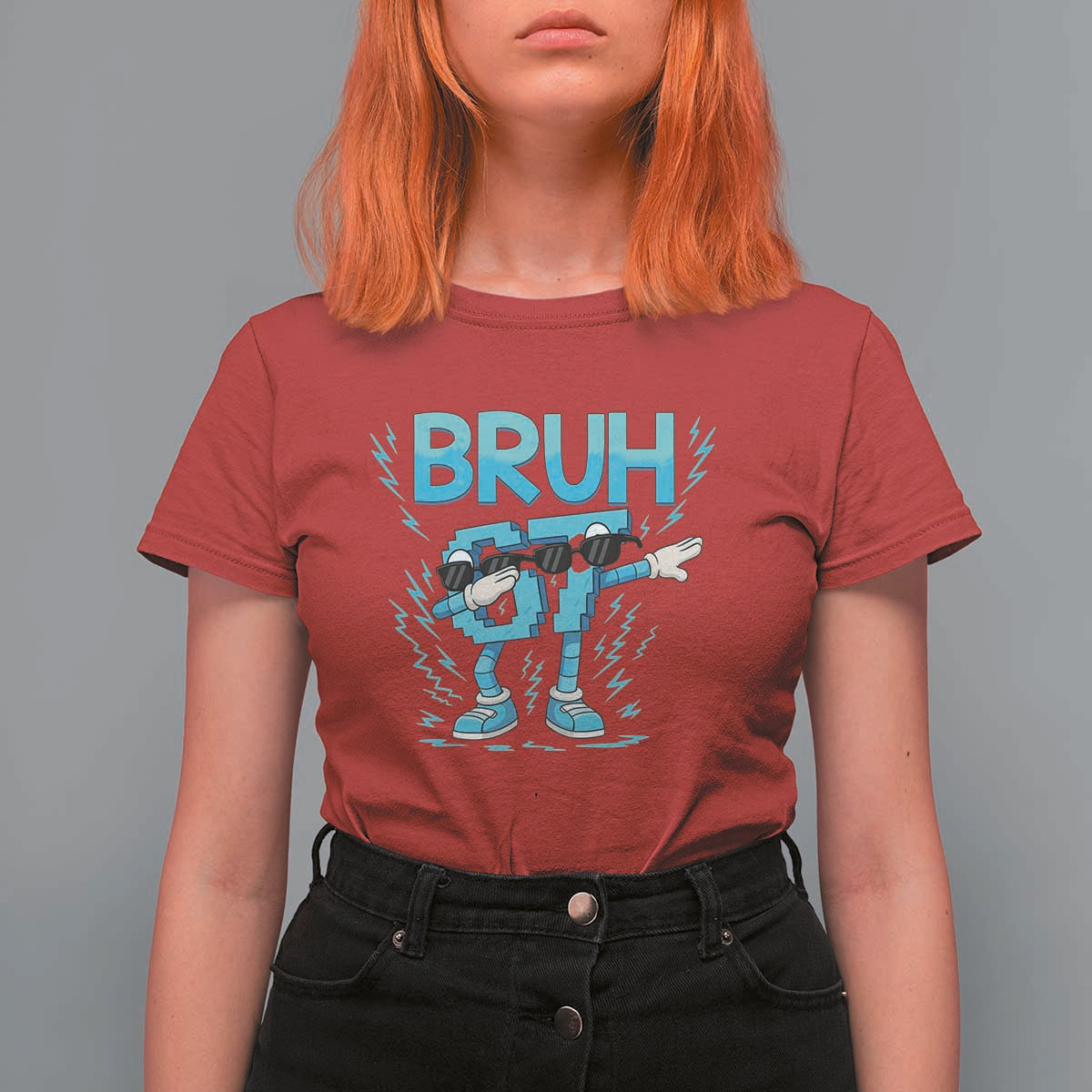 67 Bruh Meme T Shirt For Women Funny Six Seven Italian Brainrot - Wonder Print Shop