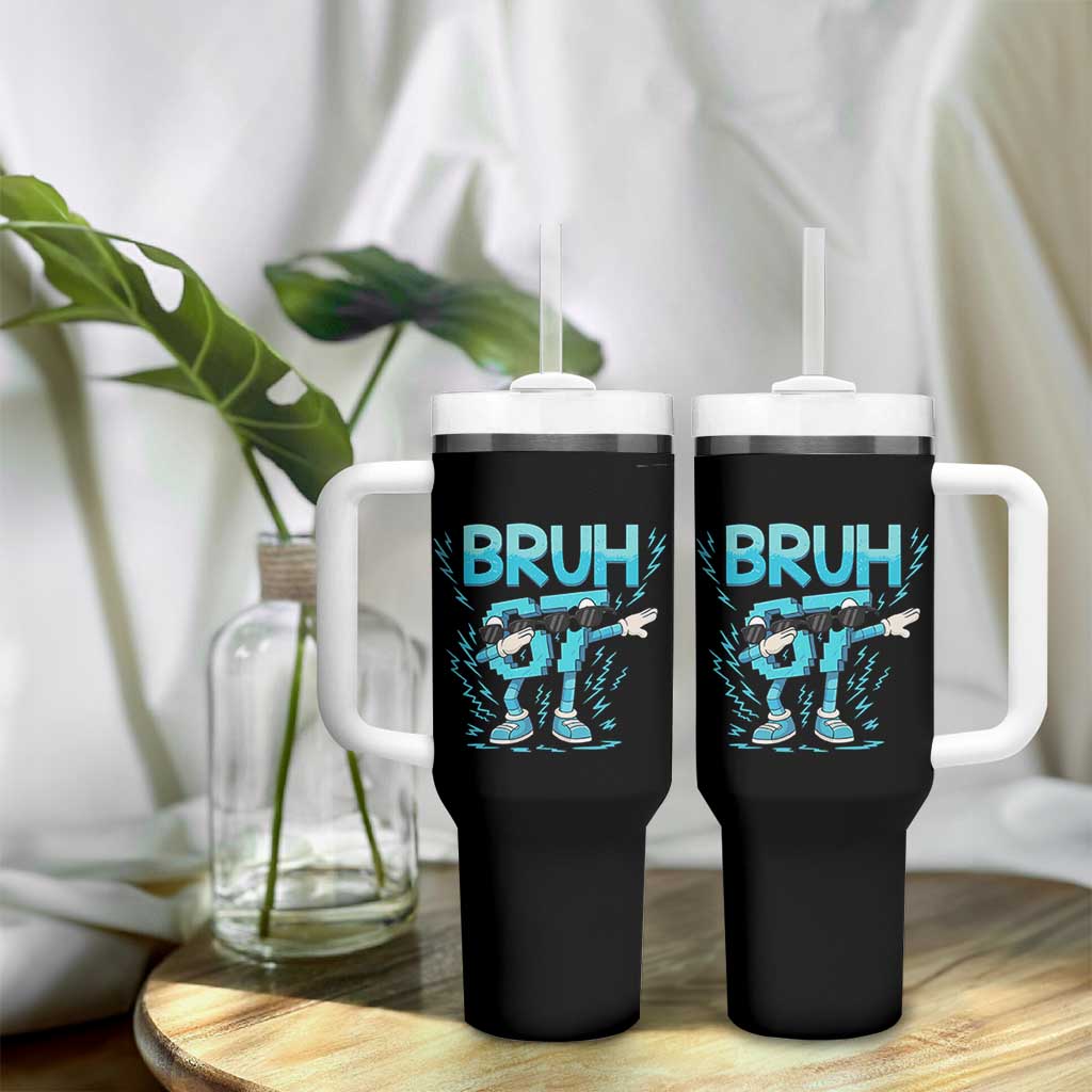 67 Bruh Meme Tumbler With Handle Funny Six Seven Italian Brainrot - Wonder Print Shop