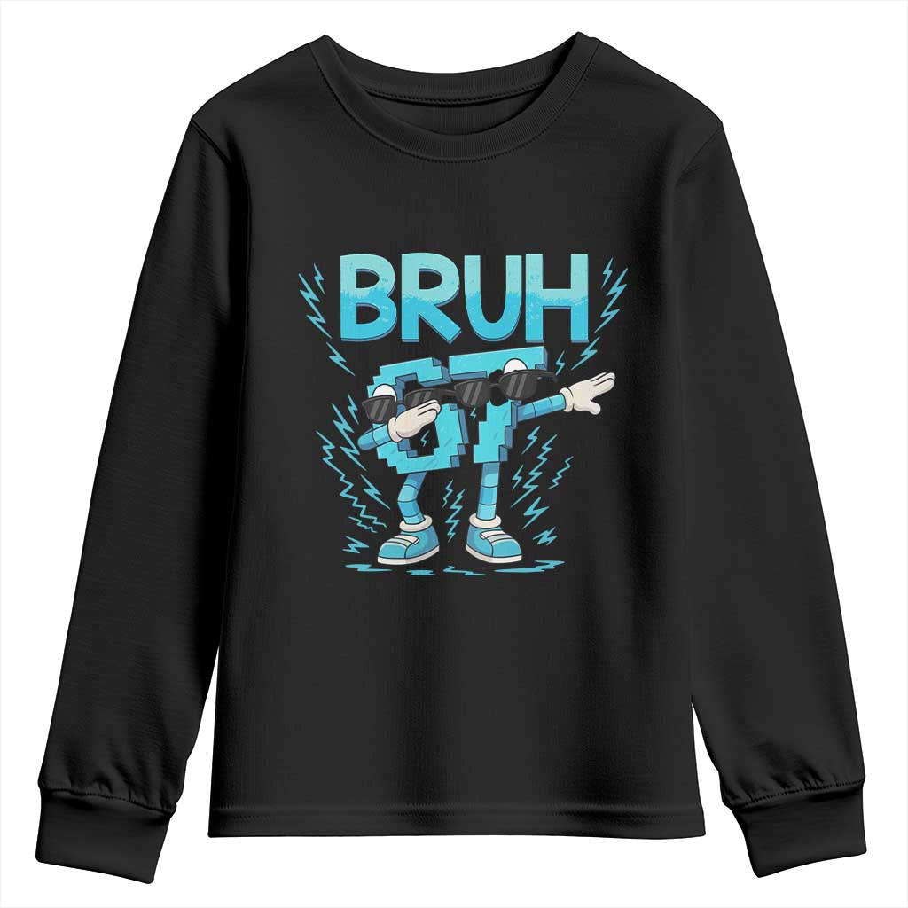 67 Bruh Meme Youth Sweatshirt Funny Six Seven Italian Brainrot - Wonder Print Shop