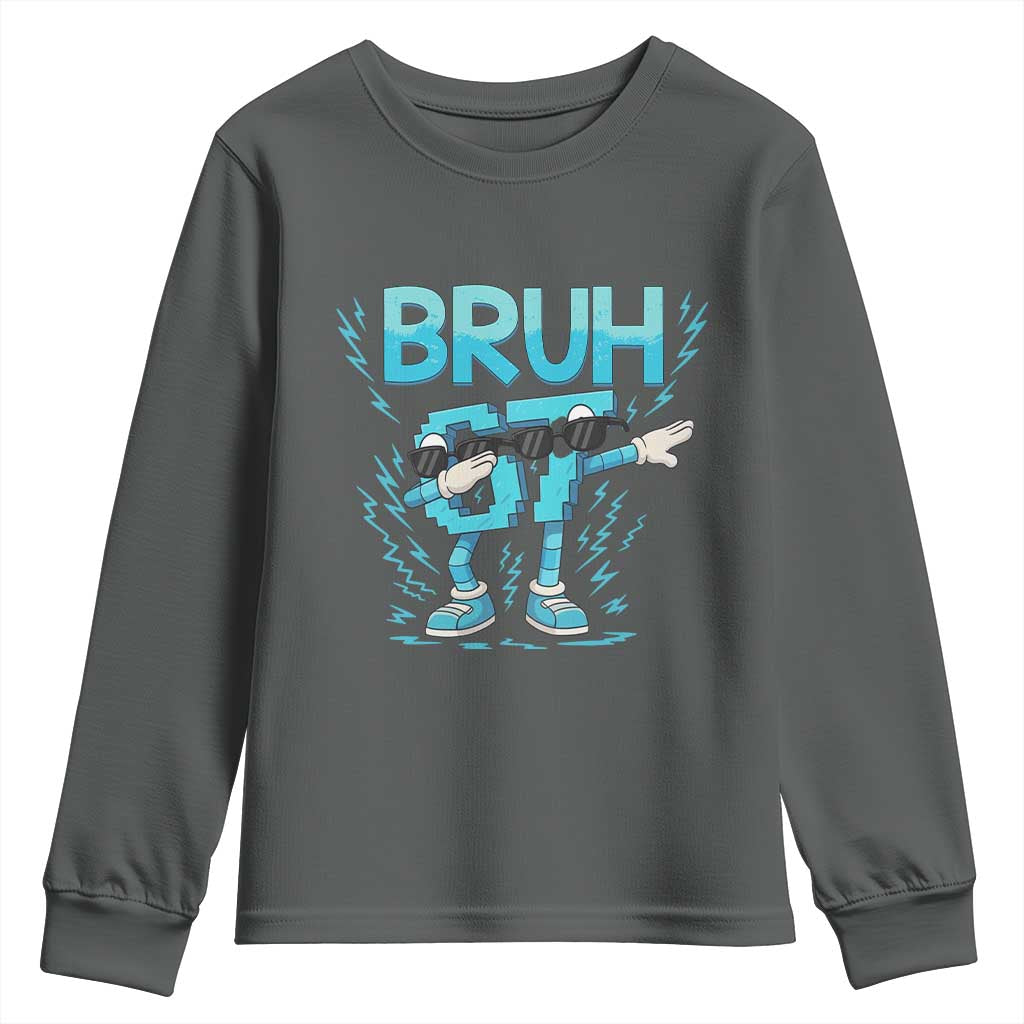 67 Bruh Meme Youth Sweatshirt Funny Six Seven Italian Brainrot - Wonder Print Shop