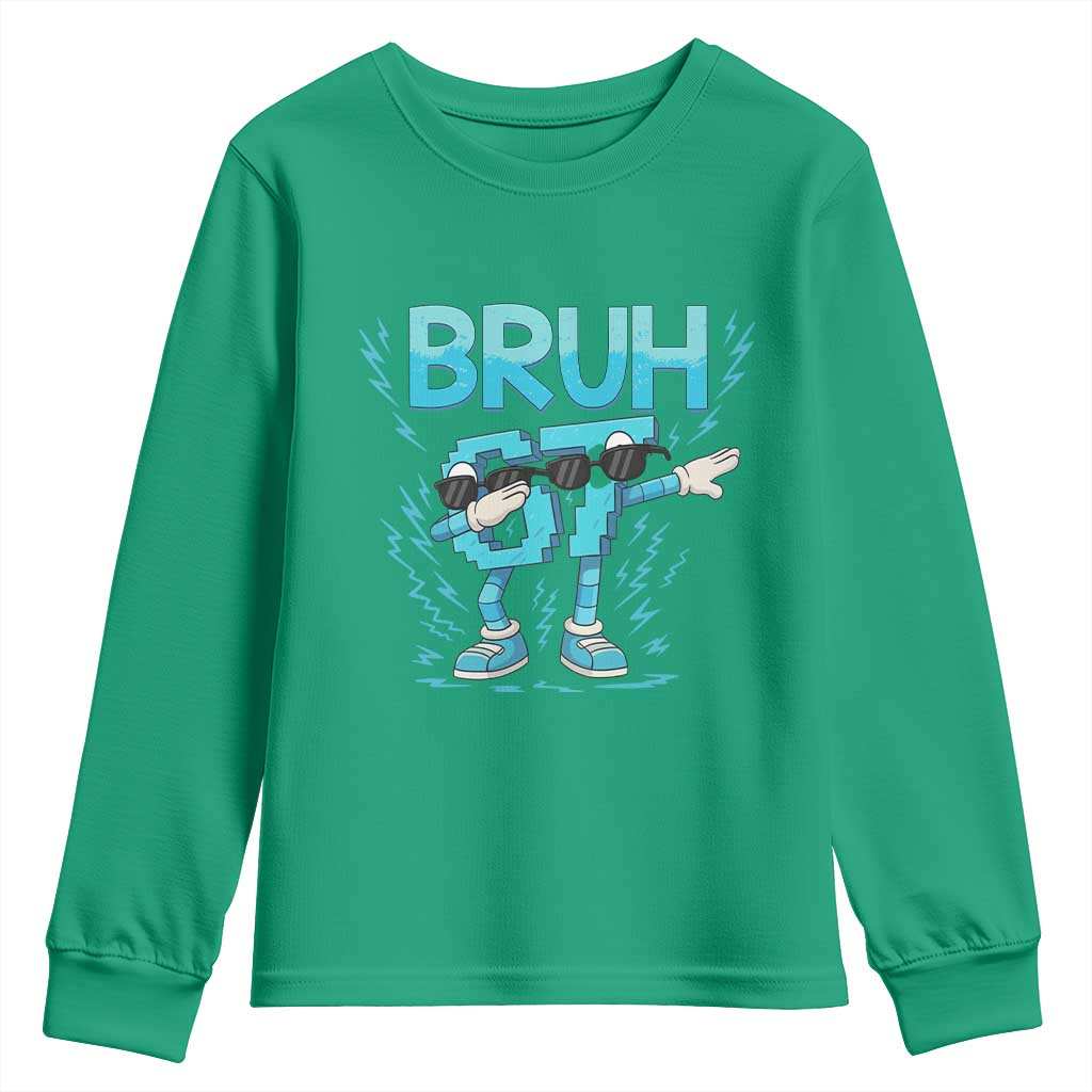 67 Bruh Meme Youth Sweatshirt Funny Six Seven Italian Brainrot - Wonder Print Shop