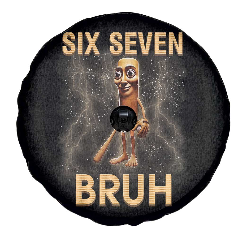 67 Bruh Meme Spare Tire Cover Funny Six Seven Tung Tung Sahur - Wonder Print Shop