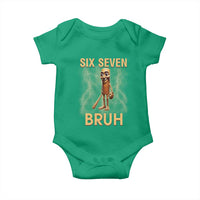 67 Bruh Meme Baby Onesie Funny Six Seven Tung Tung Sahur - Wonder Print Shop