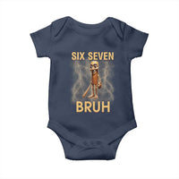 67 Bruh Meme Baby Onesie Funny Six Seven Tung Tung Sahur - Wonder Print Shop