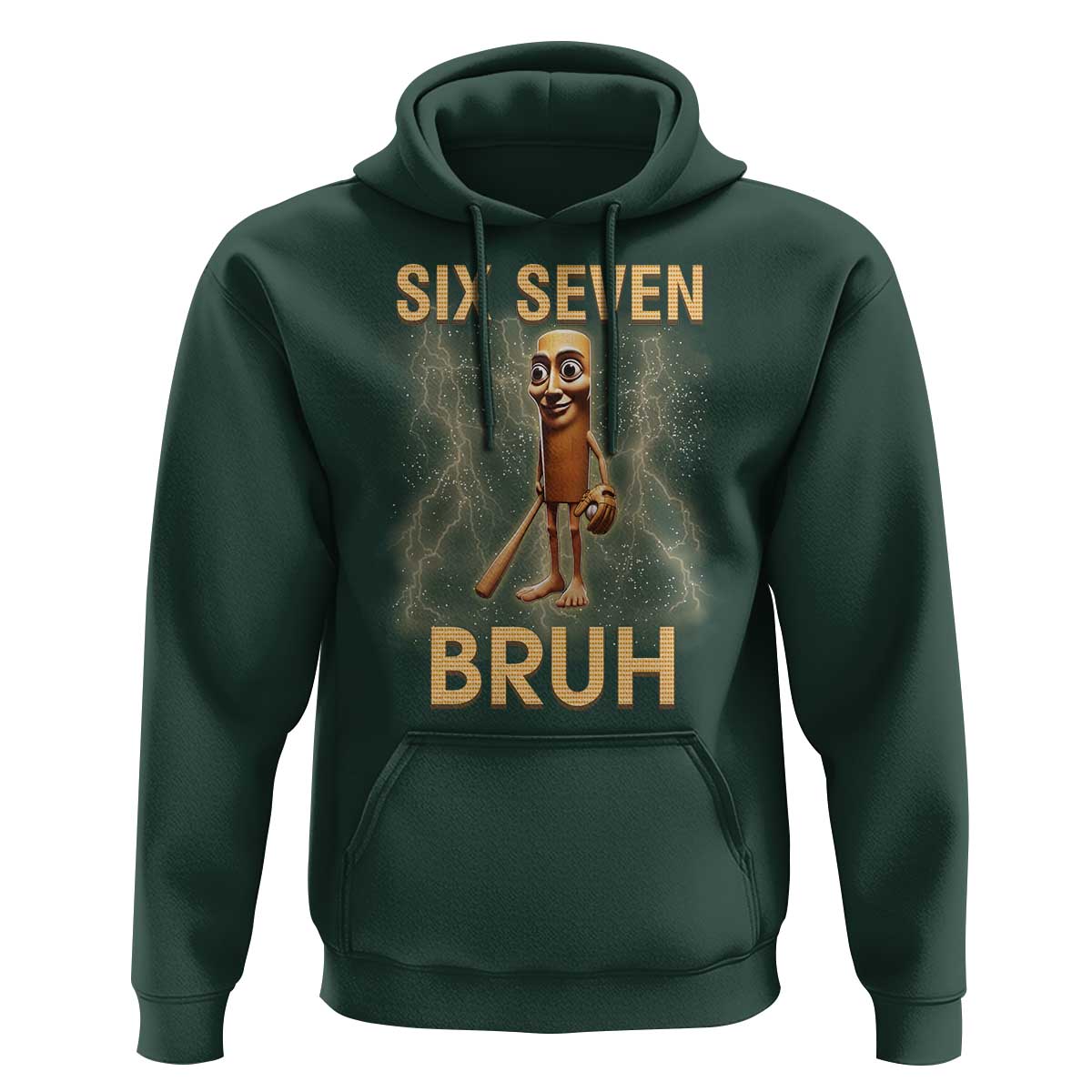 67 Bruh Meme Hoodie Funny Six Seven Tung Tung Sahur - Wonder Print Shop