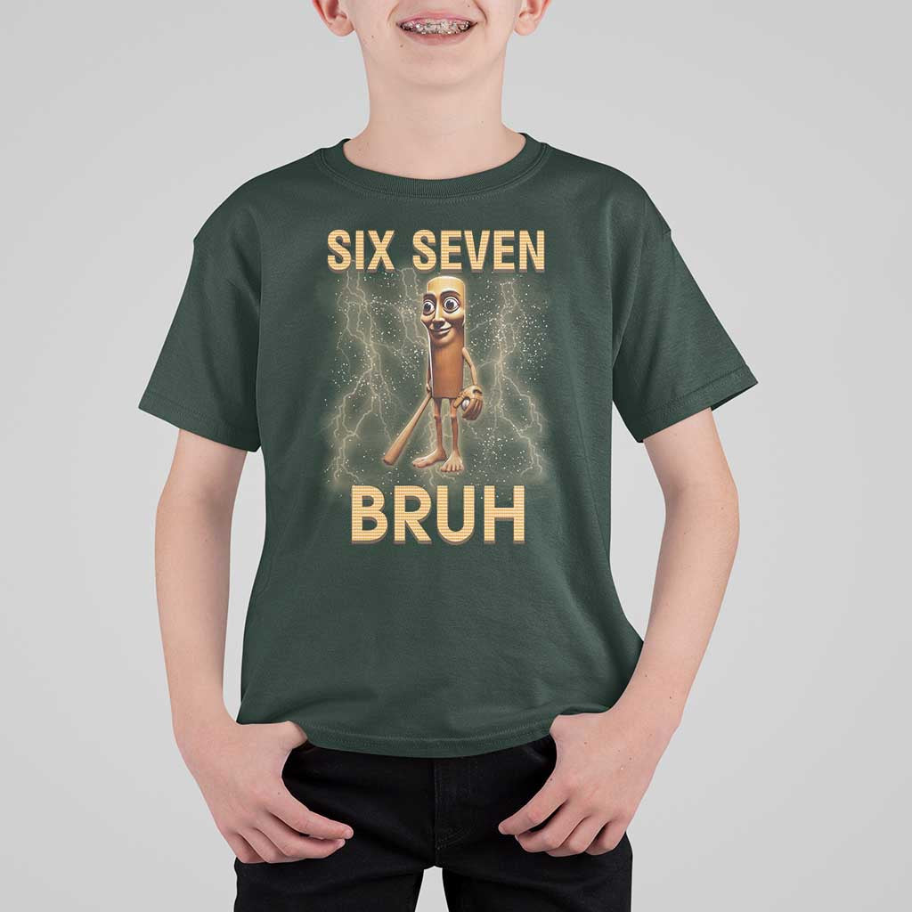 67 Bruh Meme T Shirt For Kid Funny Six Seven Tung Tung Sahur - Wonder Print Shop