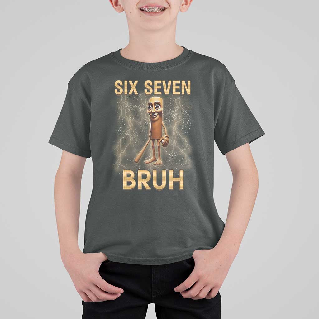67 Bruh Meme T Shirt For Kid Funny Six Seven Tung Tung Sahur - Wonder Print Shop