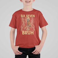 67 Bruh Meme T Shirt For Kid Funny Six Seven Tung Tung Sahur - Wonder Print Shop