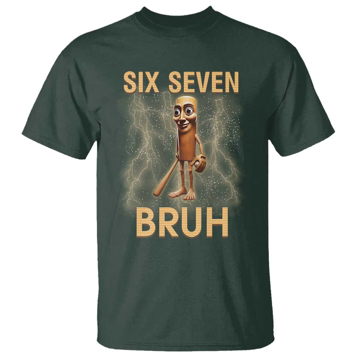 67 Bruh Meme T Shirt Funny Six Seven Tung Tung Sahur - Wonder Print Shop