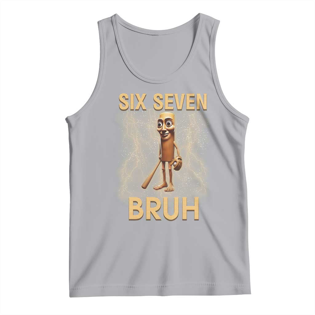 67 Bruh Meme Tank Top Funny Six Seven Tung Tung Sahur - Wonder Print Shop
