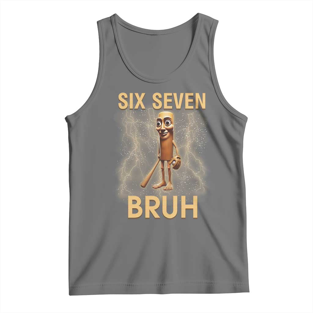 67 Bruh Meme Tank Top Funny Six Seven Tung Tung Sahur - Wonder Print Shop