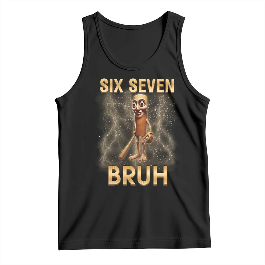 67 Bruh Meme Tank Top Funny Six Seven Tung Tung Sahur - Wonder Print Shop