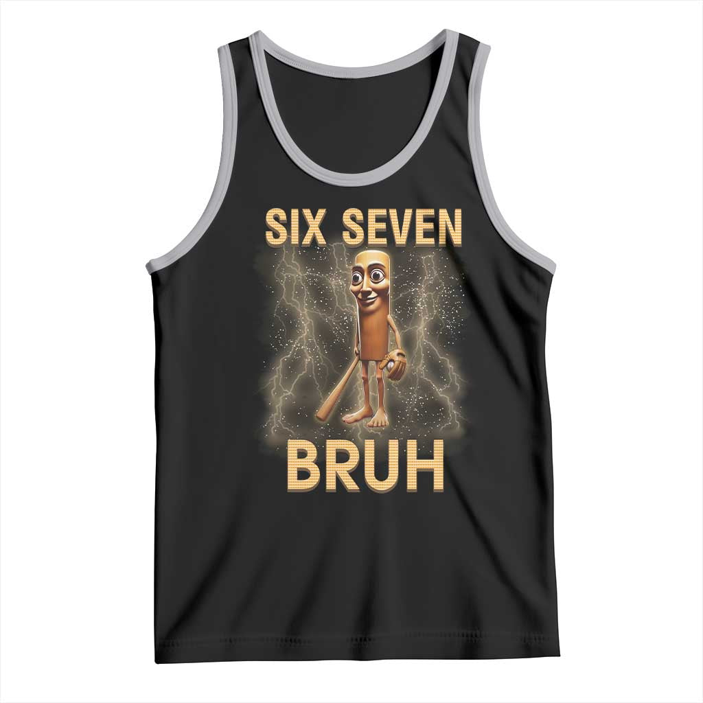67 Bruh Meme Tank Top Funny Six Seven Tung Tung Sahur - Wonder Print Shop