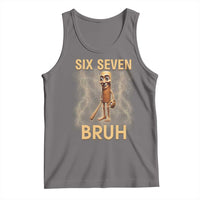 67 Bruh Meme Tank Top Funny Six Seven Tung Tung Sahur - Wonder Print Shop
