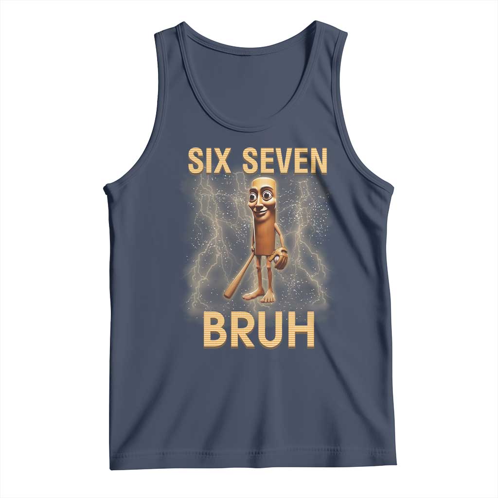 67 Bruh Meme Tank Top Funny Six Seven Tung Tung Sahur - Wonder Print Shop