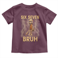 67 Bruh Meme Toddler T Shirt Funny Six Seven Tung Tung Sahur - Wonder Print Shop