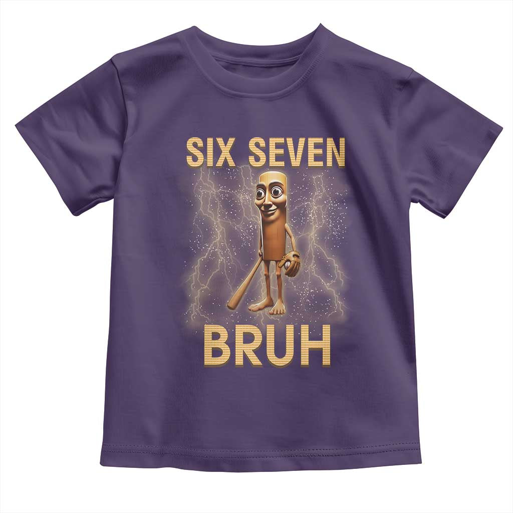 67 Bruh Meme Toddler T Shirt Funny Six Seven Tung Tung Sahur - Wonder Print Shop