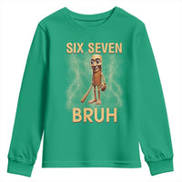 67 Bruh Meme Youth Sweatshirt Funny Six Seven Tung Tung Sahur - Wonder Print Shop
