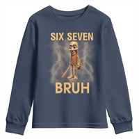 67 Bruh Meme Youth Sweatshirt Funny Six Seven Tung Tung Sahur - Wonder Print Shop