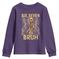 67 Bruh Meme Youth Sweatshirt Funny Six Seven Tung Tung Sahur - Wonder Print Shop