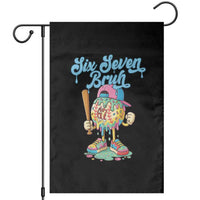 67 Bruh Meme Garden Flag Ice Cream Drip Baseball Sport - Wonder Print Shop