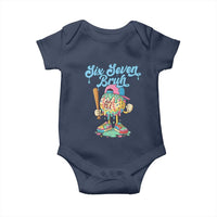 67 Bruh Meme Baby Onesie Ice Cream Drip Baseball Sport - Wonder Print Shop