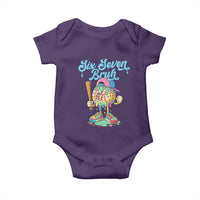 67 Bruh Meme Baby Onesie Ice Cream Drip Baseball Sport - Wonder Print Shop