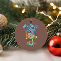 67 Bruh Meme Ceramic Ornament Ice Cream Drip Baseball Sport - Wonder Print Shop