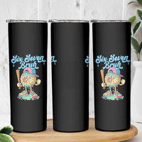 67 Bruh Meme Skinny Tumbler Ice Cream Drip Baseball Sport - Wonder Print Shop