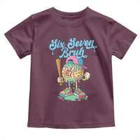67 Bruh Meme Toddler T Shirt Ice Cream Drip Baseball Sport - Wonder Print Shop