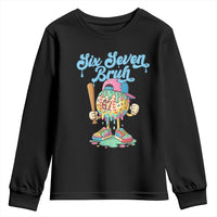 67 Bruh Meme Youth Sweatshirt Ice Cream Drip Baseball Sport - Wonder Print Shop
