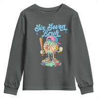 67 Bruh Meme Youth Sweatshirt Ice Cream Drip Baseball Sport - Wonder Print Shop