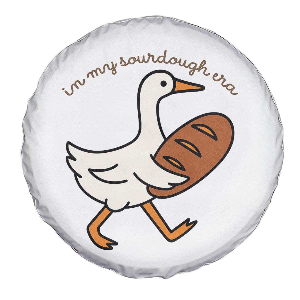 In My Sourdough Era Spare Tire Cover Funny Silly Goose Sourdough - Wonder Print Shop