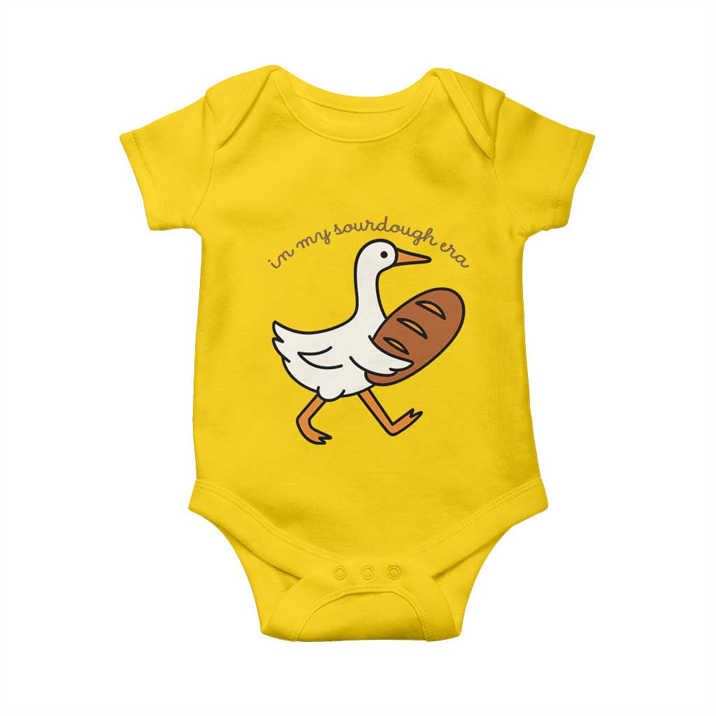 In My Sourdough Era Baby Onesie Funny Silly Goose Sourdough - Wonder Print Shop