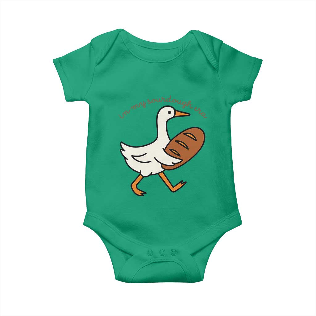 In My Sourdough Era Baby Onesie Funny Silly Goose Sourdough - Wonder Print Shop