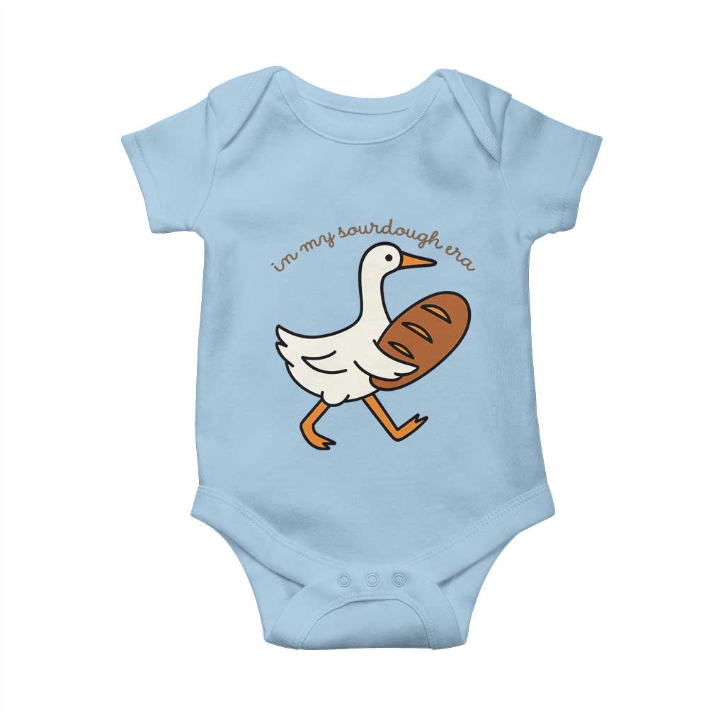 In My Sourdough Era Baby Onesie Funny Silly Goose Sourdough - Wonder Print Shop