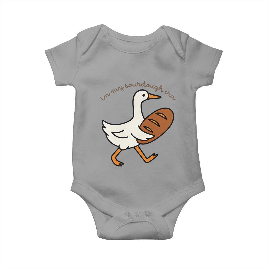 In My Sourdough Era Baby Onesie Funny Silly Goose Sourdough - Wonder Print Shop