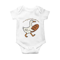 In My Sourdough Era Baby Onesie Funny Silly Goose Sourdough - Wonder Print Shop
