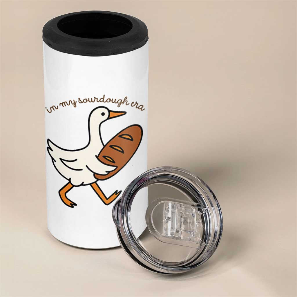 In My Sourdough Era 4 in 1 Can Cooler Tumbler Funny Silly Goose Sourdough - Wonder Print Shop