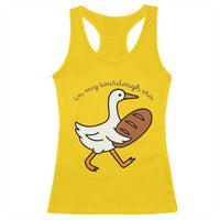 In My Sourdough Era Racerback Tank Top Funny Silly Goose Sourdough - Wonder Print Shop