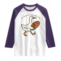 In My Sourdough Era Raglan Shirt Funny Silly Goose Sourdough - Wonder Print Shop