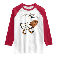 In My Sourdough Era Raglan Shirt Funny Silly Goose Sourdough - Wonder Print Shop