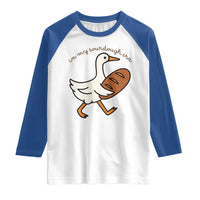 In My Sourdough Era Raglan Shirt Funny Silly Goose Sourdough - Wonder Print Shop