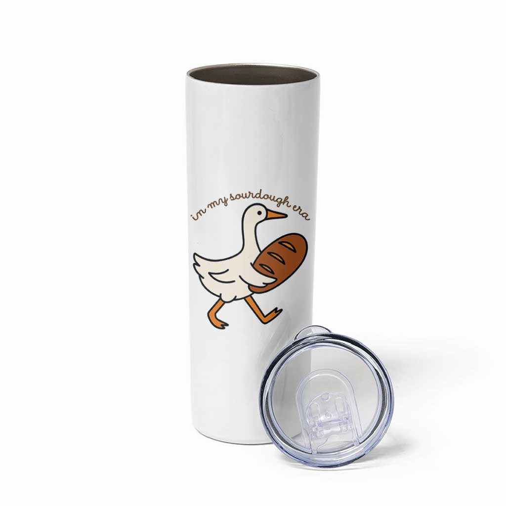 In My Sourdough Era Skinny Tumbler Funny Silly Goose Sourdough - Wonder Print Shop