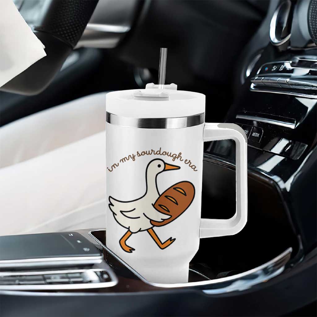 In My Sourdough Era Tumbler With Handle Funny Silly Goose Sourdough - Wonder Print Shop