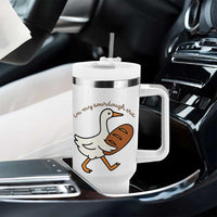 In My Sourdough Era Tumbler With Handle Funny Silly Goose Sourdough - Wonder Print Shop