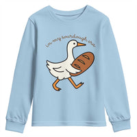 In My Sourdough Era Youth Sweatshirt Funny Silly Goose Sourdough - Wonder Print Shop