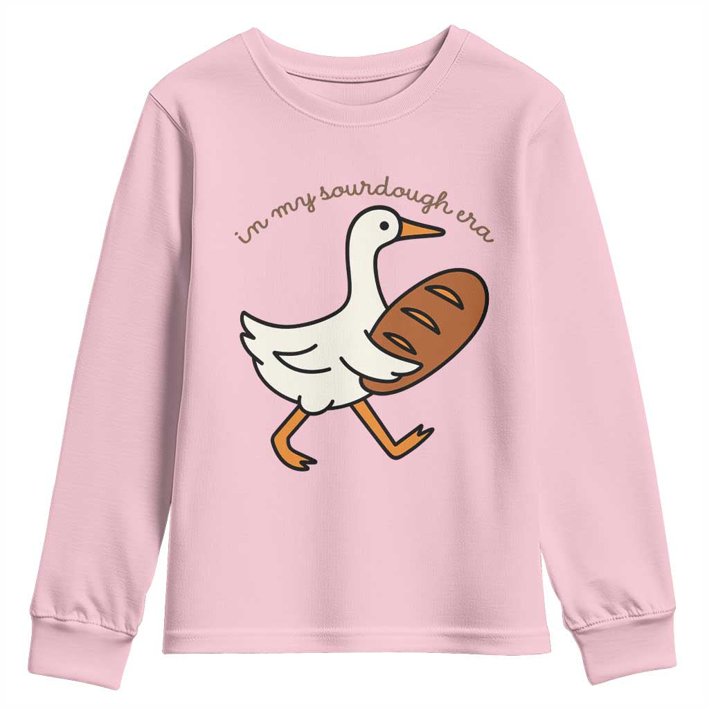 In My Sourdough Era Youth Sweatshirt Funny Silly Goose Sourdough - Wonder Print Shop
