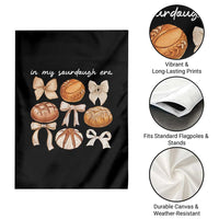 In My Sourdough Era Garden Flag Coquette Bows Baking Bread Lover - Wonder Print Shop